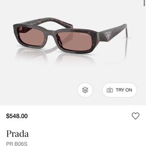 Prada Brown Tortoise Sunglasses